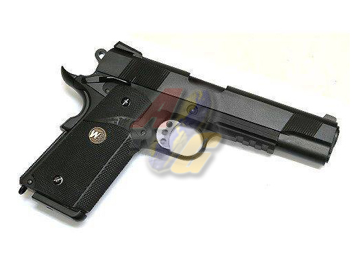 WE MEU Railed Gas Pistol ( BK ) - Click Image to Close