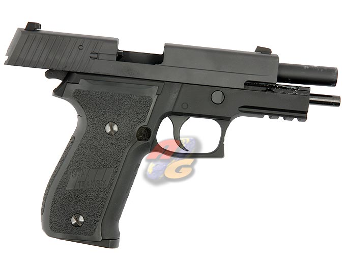 WE F 226 Railed GBB Pistol (No Marking, BK, Full Metal) - Click Image to Close