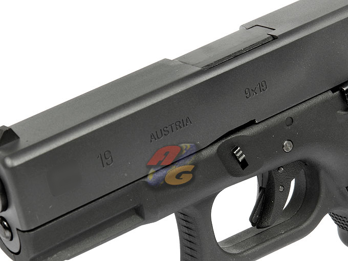 WE G19 Gen4 GBB Pistol (BK, Metal Slide) - Click Image to Close