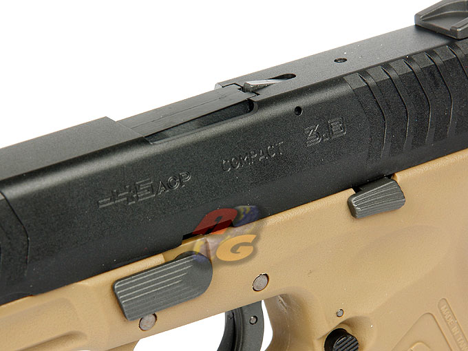 WE XDM .45 Compact 3.8 GBB Pistol (DE Frame) - Click Image to Close