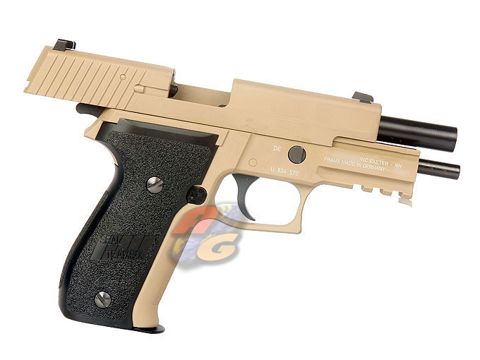 --Out of Stock--AG Custom WE F 226 Railed GBB Pistol (With Marking, DE, Full Metal) - Click Image to Close