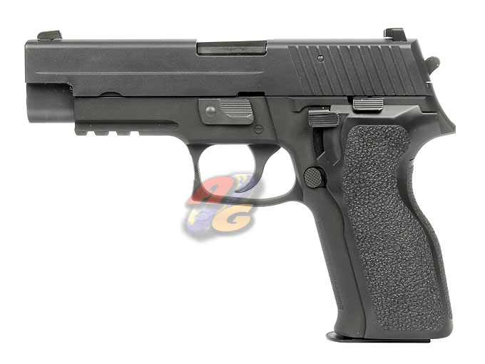 WE F 226 E2 Railed GBB Pistol (No Marking, BK, Full Metal) - Click Image to Close