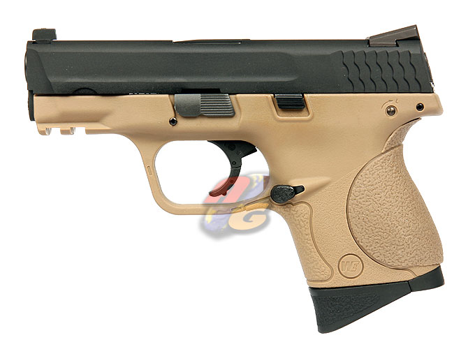 WE Toucan S GBB Pistol (BK Slide, DE Frame, Dual Magazine Ver.) - Click Image to Close