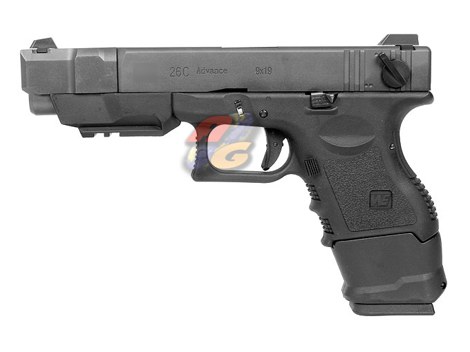 WE G26C Advance GBB Pistol (BK, Metal Slide) - Click Image to Close