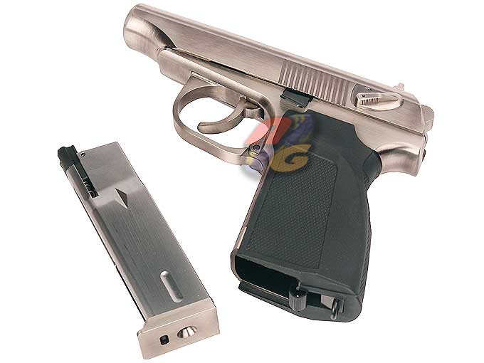 WE Makarov Gas Pistol with Silencer ( SV ) - Click Image to Close