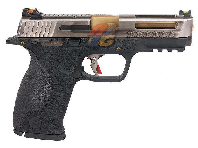 WE Toucan AUTO T5 B with Hold GBB ( SV Slide / GD Barrel / BK Frame ) - Click Image to Close