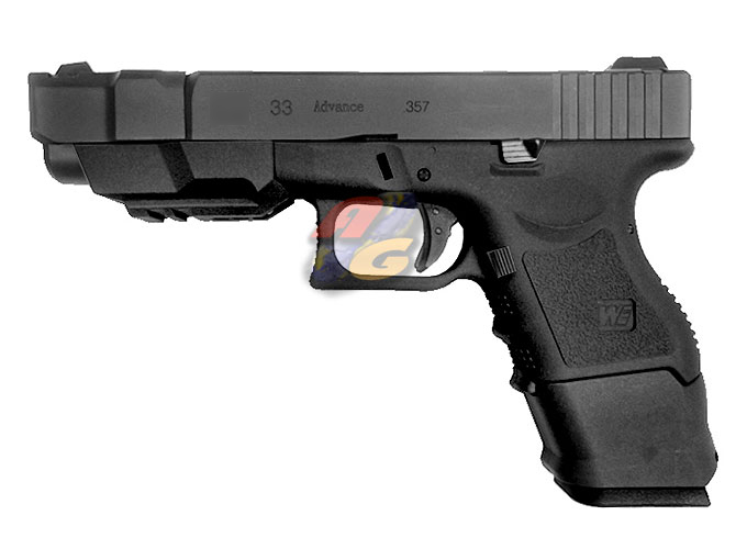 WE G33 Advance GBB Pistol (BK, Metal Slide) - Click Image to Close