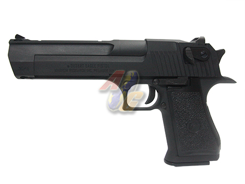 Cybergun/ WE Full Metal Desert Eagle .50AE Pistol ( Black/ Licensed by Cybergun ) - Click Image to Close