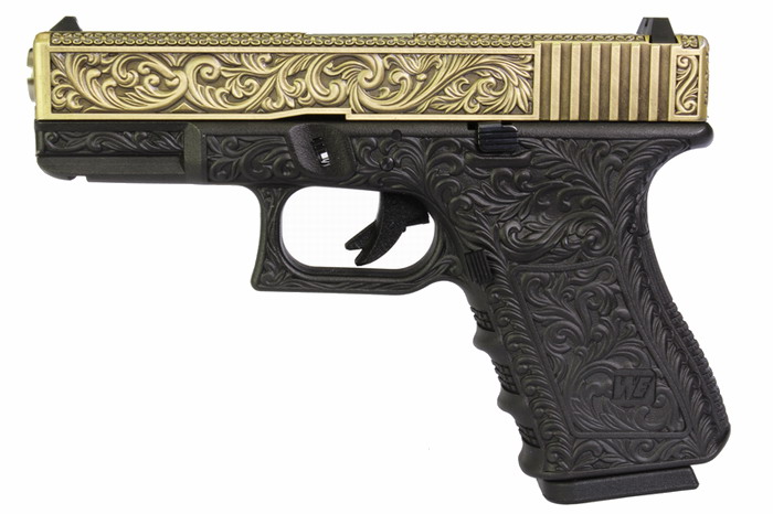 --Out of Stock--WE H19 GBB Pistol ( Golden Slide/ Bronze Frame ) - Click Image to Close