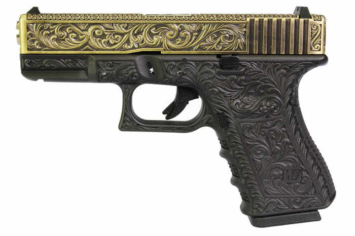 --Out of Stock--WE H19 GBB Pistol ( Golden Slide/ Ivory Frame ) - Click Image to Close