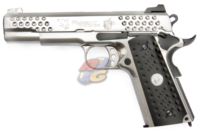 WE KAC KNIGHT HAWK 1911 (Full Metal, SV, With Marking) - Click Image to Close