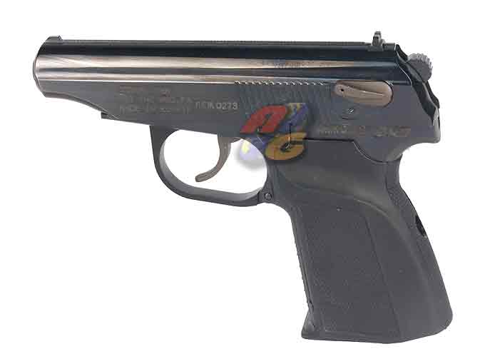 --Out of Stock--WE Full Steel Makarov Gas Pistol with Marking and Silencer ( Metal Black ) - Click Image to Close
