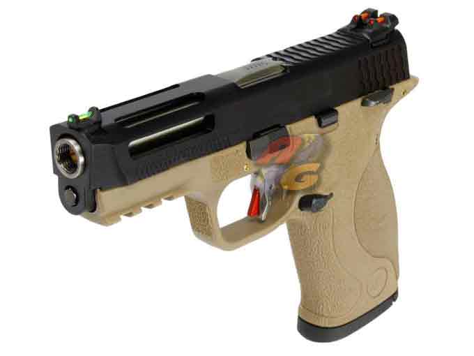 WE Toucan T4 B with Hold GBB ( BK Slide / SV Barrel / TAN Frame ) - Click Image to Close