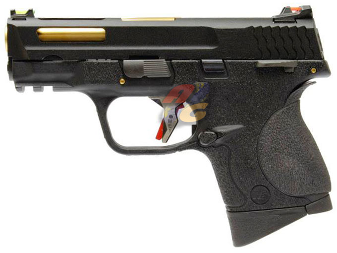 WE Toucan S AUTO T1 B with Hold GBB ( BK Slide, GD Barrel, BK Frame ) - Click Image to Close