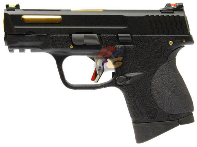 WE Toucan S T1 B with Hold GBB ( BK Slide, GD Barrel, BK Frame ) - Click Image to Close