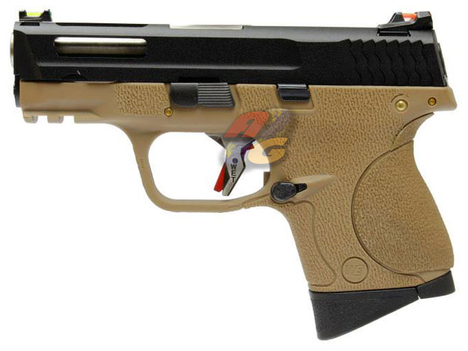WE Toucan S T4 B with Hold GBB ( BK Slide, SV Barrel, TAN Frame ) - Click Image to Close