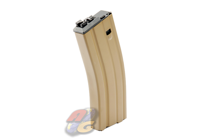 WE M4A1 30 Rounds Magazine (Open Bolt, Gas BlowBack, Tan) - Click Image to Close