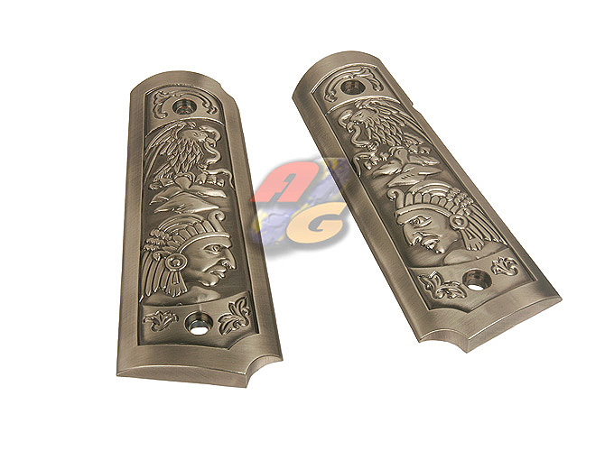 WE 1911 Classic Floral Pattern Grip - Click Image to Close