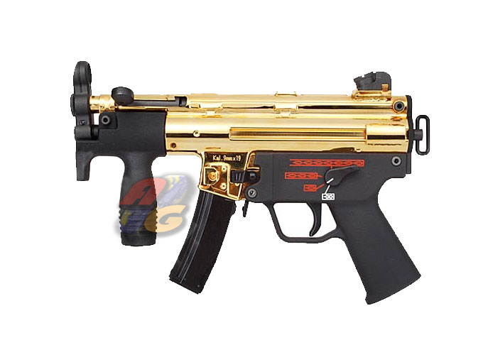 WE MP5K APACHE GBB ( Limited Gold Version ) - Click Image to Close