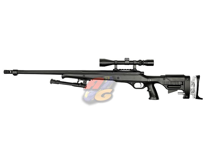 Well MB12D Sniper Rifle Full Set (BK) - Click Image to Close