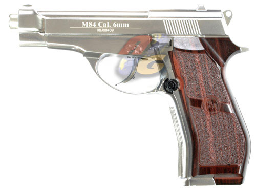 --Out of Stock--WG M84 CO2 6mm Full Metal Pistol ( SV ) - Click Image to Close
