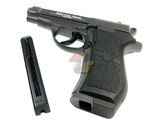 --Out of Stock--WG M84 CO2 6mm Full Metal Pistol ( BK ) - Click Image to Close