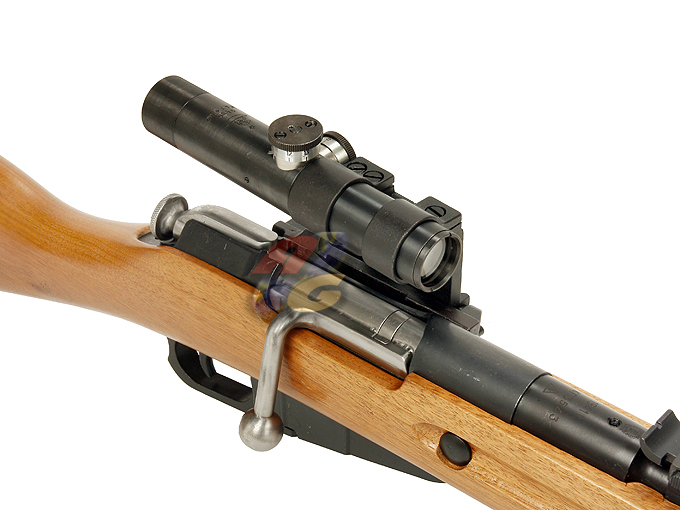 Zeta Lab Mosin Nagant Sniper Rifle (Gas, Real Wood/ Full Steel/ PU Scope) - Click Image to Close