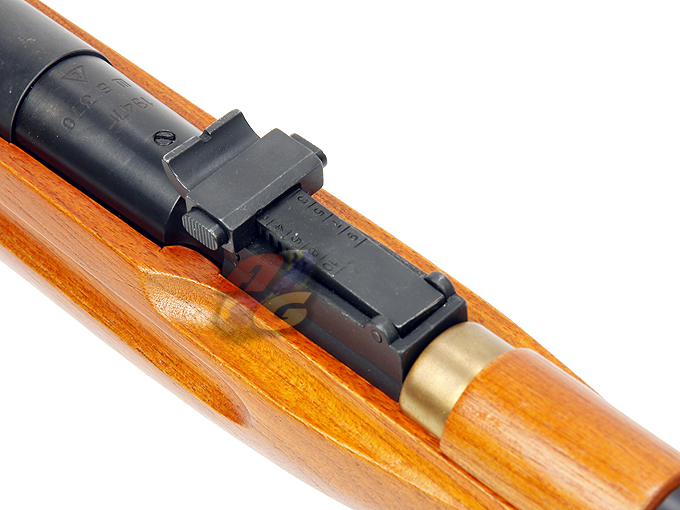 Zeta Lab Realwood & Full Steel Mosin Nagant Carbine w/ bayonet (Gas, Gen.3 Enhanced Hop Up Version) - Click Image to Close