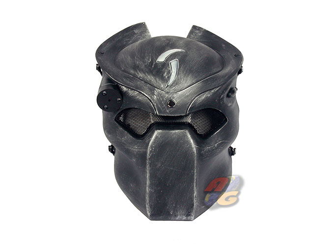 --Out of Stock--Zujizhe Scar Predator Mask with LED and Red Laser ( Dull Silver ) - Click Image to Close