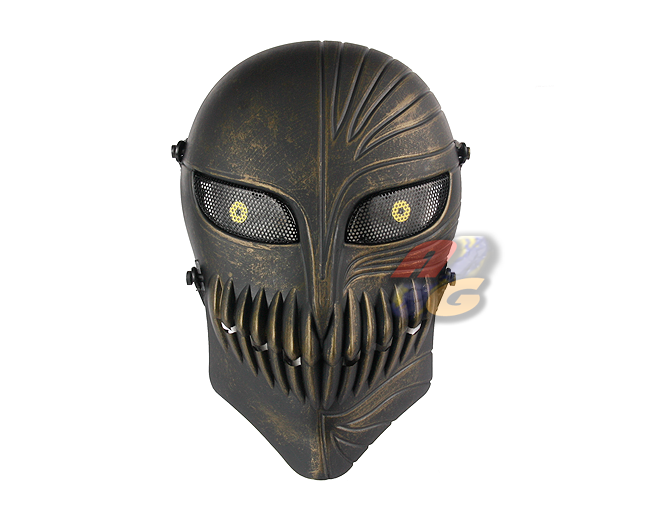 --Out of Stock--Zujizhe Bleach Wire Mesh Mask ( Dull Bronze ) - Click Image to Close