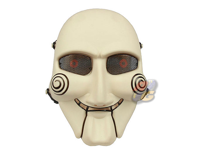 --Out of Stock--Zujizhe SAW Wire Mesh Mask ( White/ Black ) - Click Image to Close