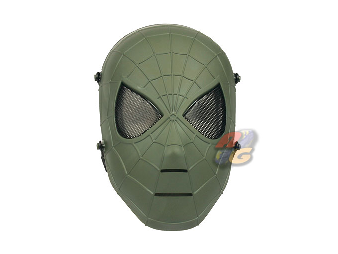 --Out of Stock--Zujizhe Spiderman Wire Mesh Mask ( OD ) - Click Image to Close
