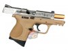 HK M&P9C Compact GBB Pistol (With Marking, SV Slide w/ Tan Flame, Metal Slide)