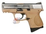HK M&P 9C Compact GBB Pistol (With Marking, SV Slide w/ Tan Flame, Metal Slide)