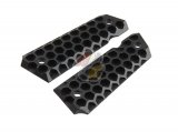 --Out of Stock--5KU Aluminum Hive Pistol Grip Cover For Tokyo Marui M1911 Series GBB ( Black )