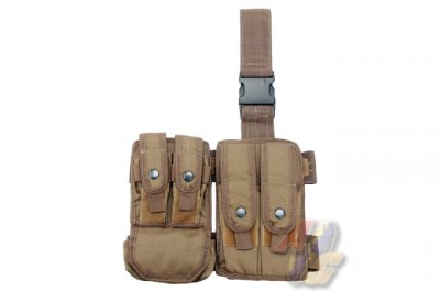 Odyssey Crossover Magazine Holster With Shotshell/Cartridge Pouch (Brown)