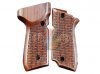 --Out of Stock--KIMPOI SHOP Hand Carved Type B Wood Grip For KSC M93R Series GBB ( System 7 )