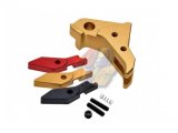 COWCOW Technology Aluminum CNC Tactical Trigger For Tokyo Marui G Series GBB ( Gold )