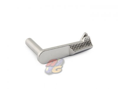 --Out of Stock--Nova Slide Stop For Marui 1911A1 ( Checkered - Stainless Steel )