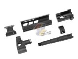 SLR Airsoftworks 4.7" Light M-Lok EXT Extended Rail Conversion Kit Set For Tokyo Marui AKM GBB ( Black ) ( by DYTAC )