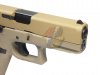 WE G19X Gen5 GBB Pistol ( TAN, Metal Slide )