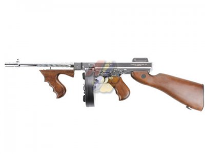 --Out of Stock--King Arms Thompson M1928 Chicago AEG ( SV/ Real Wood )