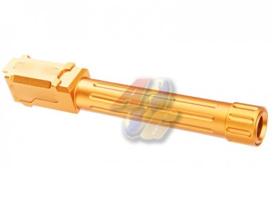 --Out of Stock--5KU Aluminum 9INE Threaded Barrel For Tokyo Marui G19 GBB ( 14mm-/ Gold )