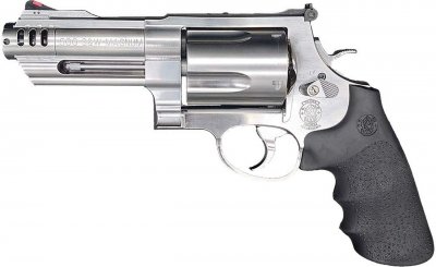 --Out of Stock--Tanaka S&W M500 PC 3+1 Inch Stainless Jupiter Finish Ver.2 Gas Revolver