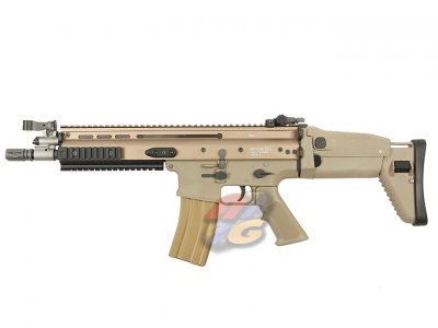 --Out of Stock--WE S-CAR L CQB GBB ( Tan, Open Bolt )
