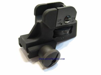 --Out of Stock--King Arms Quick Release Rear Sight