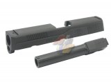 Cybergun FNX Steel Slide Set For Cybergun FNX-45 Tactical Gas Pistol ( Civilian Version/ Black )