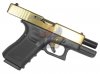 WE G19 GBB( Gold, Metal Slide, BK Frame )