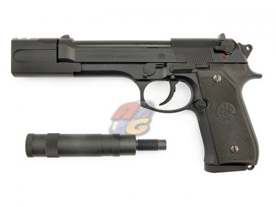 Western Arms Beretta M92FS Leon Silencer (HW, BK) [WA-GP-BTDU-AG 