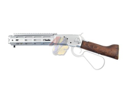 A&K M-Lok M1873 Sawed-Off Gas Rifle ( Real Wood/ Silver )